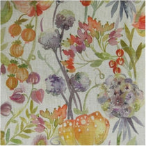 Autumn Floral Linen Fabric by the Metre